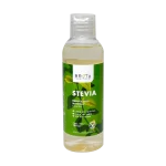 Envase de Stevia Líquida Brota Superfoods, 100ml, endulzante natural sin calorías, sin gluten y sin sucralosa. Destaca las hojas de stevia en su diseño. Disponible en Emporio Nativo.